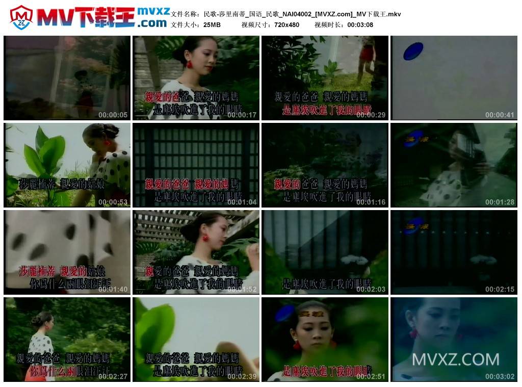 民歌-莎里南蒂_国语_民歌_NAI04002